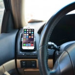 Telefoonhouder ventilatie compact universeel zwart