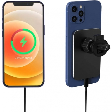 Telefoonhouder ventilatierooster met QI lader